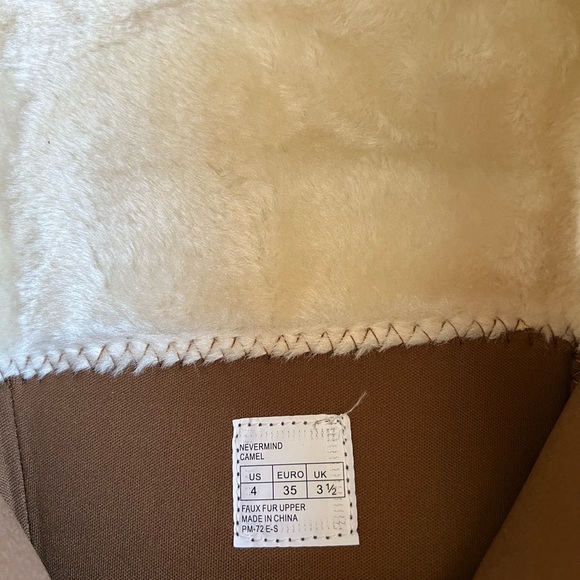 NEW! Michael Kors Nevermind Camel Fur Boots in US4 UK3.5 EU35 - Picture 6 of 8